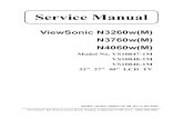 Service Manual ViewSonic N3260w(M)