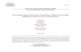 USITC: "U.S. Multinational Services Companies: Effects of Foreign ...