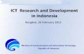 ICT Research and Development in Indonesia