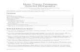 Music Theory Textbook Bibliography