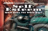 Self-Esteem - What Does the Bible Say