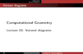 Lecture 10: Voronoi diagrams