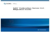 SAS Federation Server 4.2 Migration Guide