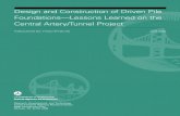 DESIGN AND CONSTRUCTION OF DRIVEN PILE FOUNDATIONS-