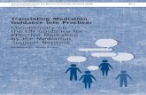 Translating Mediation Guidance into Practice: Commentary on the ...