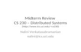 Midterm Review CS 230 – Distributed Systems ( ...