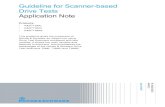 Guideline for Scanner-based Drive Tests Application Note