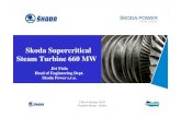 Skoda Supercritical Steam Turbine 660 MW