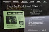 Download the Help Us Find Sunil Tripathi Press Kit