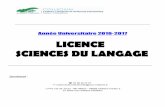 Sciences du Language