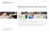 HPE Proactive Care Service—Support Services data sheet
