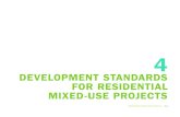 Development Standards for Residential Mixed-Use Projects