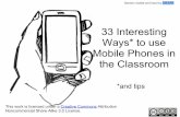 33 Interesting Ways to use Mobile Phones in the Classroom