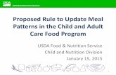 Proposed Rule to Update Meal Patterns in the Child and Adult Food ...