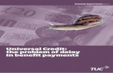 Universal Credit: Solving the problem of delay in benefit payments
