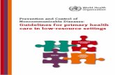 Prevention and control of noncommunicable diseases: guidelines ...