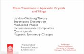 Phase Transitions in Aperiodic Crystals and Tilings Landau ...