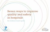 Seven ways to improve quality and safety in hospitals - An evidence ...