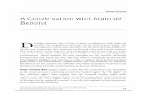 Arthur Versluis - A Conversation with Alain de Benoist