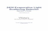 2424 Evaporative Light Scattering Detector Operator's Guide