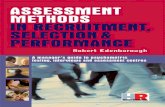 Assessment Methods in Recruitment, Selection & Performance : A ...