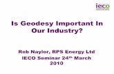 Is Geodesy Important In Our Industry?