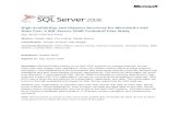 High Availability and Disaster Recovery for Microsoft's SAP Data Tier