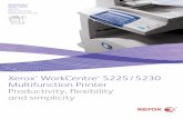 Xerox WorkCentre 5225 / 5230 Multifunction Printer Product Brochure