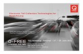 Electronic Toll Collection Technologies for Road Pricing