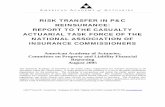 Report on risk transfer in p/c reinsurance (August 2005)