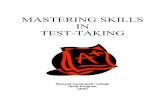 MASTERING SKILLS IN TEST-TAKING