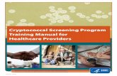 Cryptococcal Screening Program Training Manual for Healthcare ...