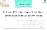 PLC and LTE Interconnect for State Estimation in Distribution Grids