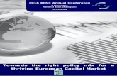 Towards the right policy mix for a thriving European Capital Market