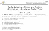 Co-Optimization of Fuels and Engines (Co-Optima) --Simulation ...