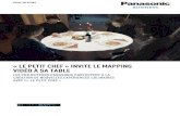 « LE PETIT CHEF » INVITE LE MAPPING VIDÉO À SA TABLE