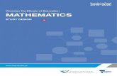 VCE Mathematics Study Design 2016-2018