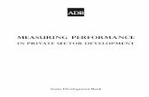 Measuring Performance in Private Sector Development