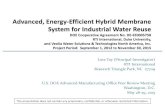 RD&D Review - Advanced, Energy-Efficient Hybrid Membrane ...