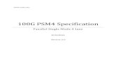 100G PSM4 Specification
