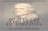 Notes On The State Of Virginia by Thomas Jefferson
