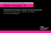 Key stage 2: mathematics test framework