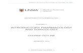 PHAR2011 Introductory Pharmacology and Toxicology