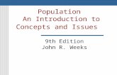 Population - An Introduction to Concepts and Issues