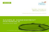 GCSE Biology Sample Assessment Materials