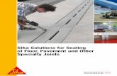 Sika Solutions for Sealing of Floor, Pavement and Other Specialty ...