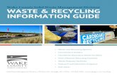WASTE & RECYCLING INFORMATION GUIDE