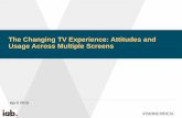 The Changing TV Experience - IAB