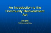 CRA 101: An introduction to the Community Reinvestment Act