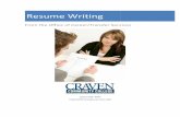 Resume Skills Booklet - cravencc.edu